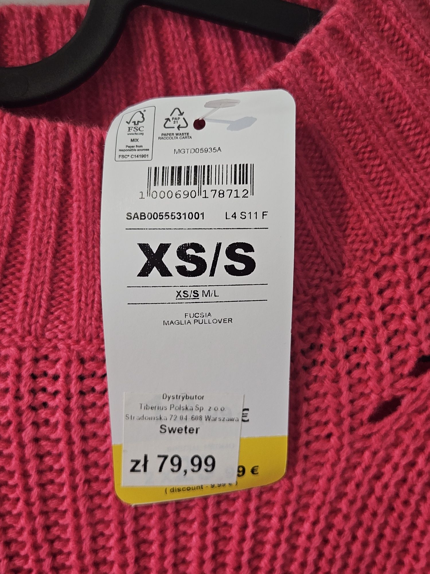 Sweter Terranova rozmiar XS/S