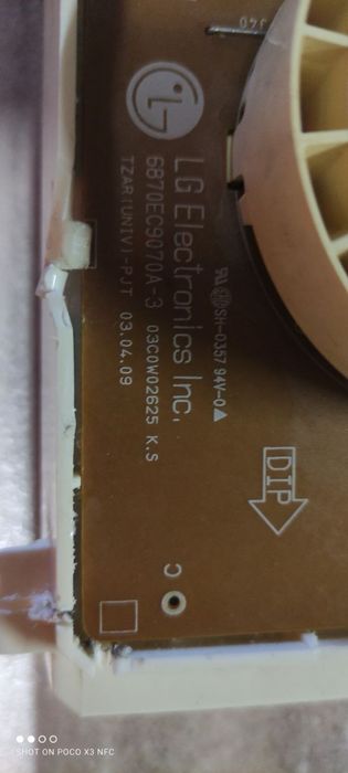 Плата для стіралки LG 6870ec9070a-3