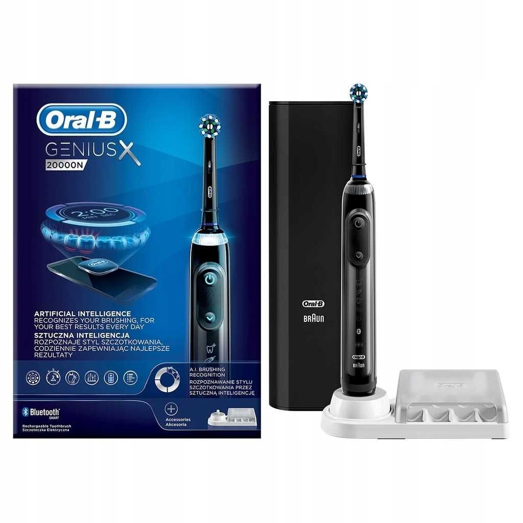 Szczoteczka BRAUN Oral-B Genius X 20000 Black LUXE