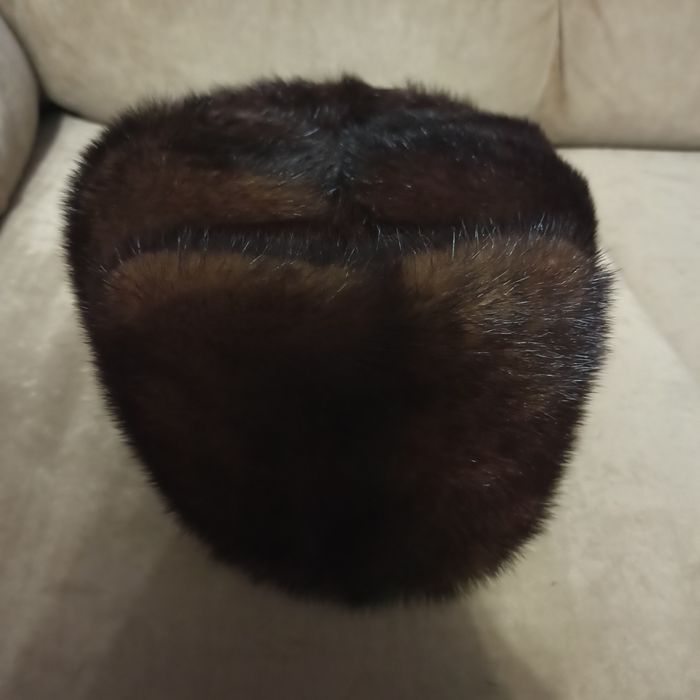 Норковая шапка мужская