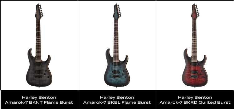 Електрогітара Harley Benton Amarok-BT BKRD Quilted Burst | УСІ МОДЕЛІ