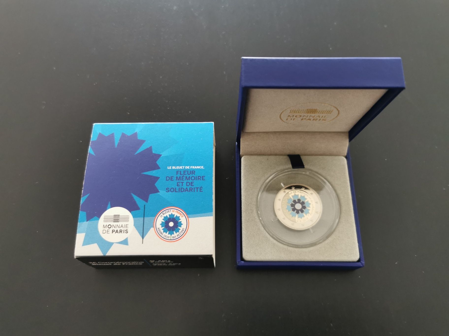 Moedas de 2 euros proof Coloridas França