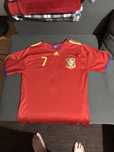 Camisola Oficial Espanha 2010 – David Villa #7 (Adidas | Tamanho XL)