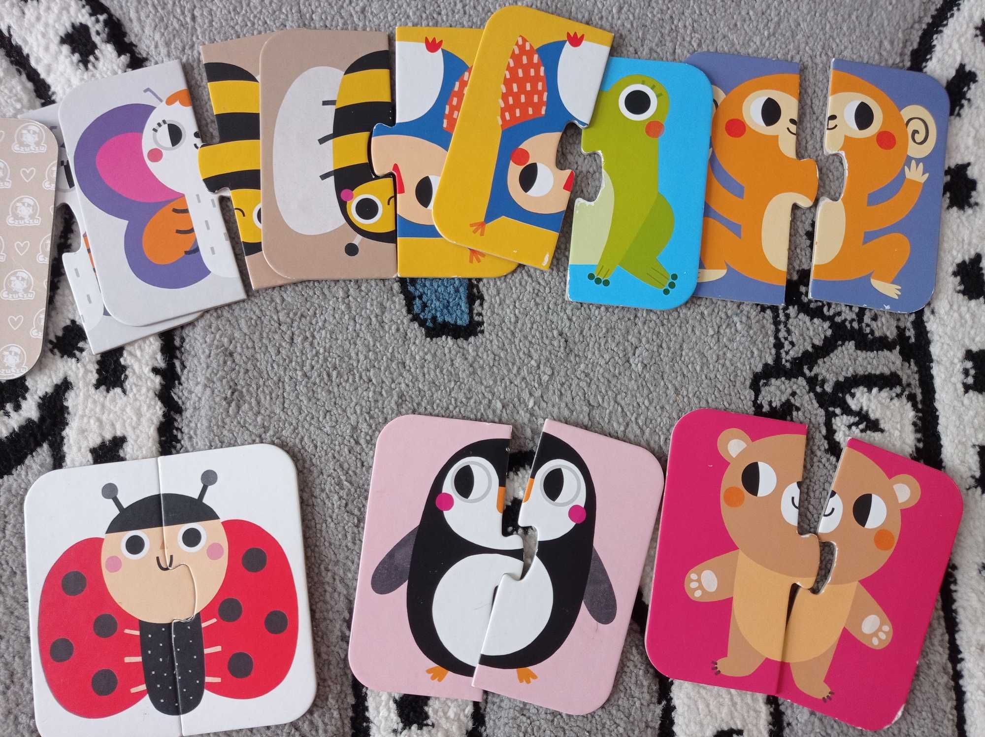 Układanki i puzzle dla dzieci 1-2 lat