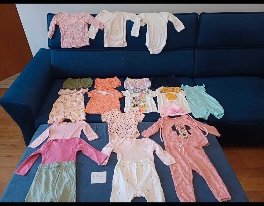 Ubranka dla dziewczynki 74 cm