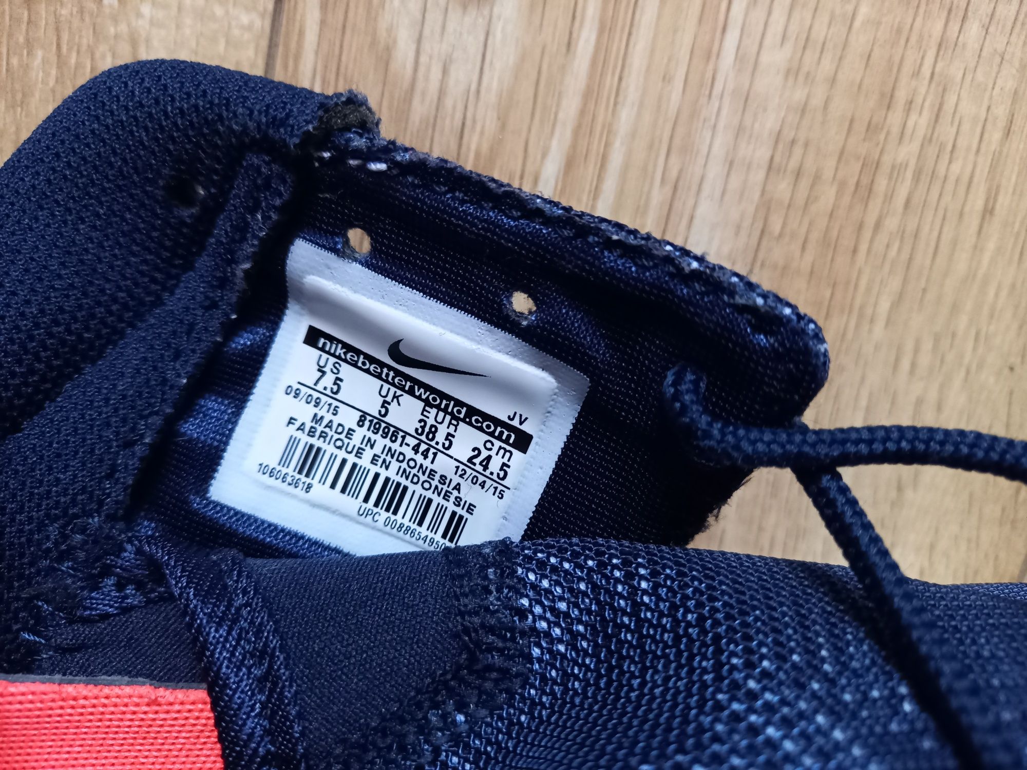 NIKE Roshe One Moire jak Run 38,5 granatowe buty do biegania 24,5 cm