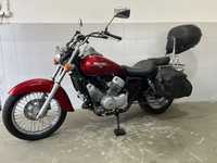 Honda Shadow vt125/1999/ oryginał / dodatki/ kufer sakwy