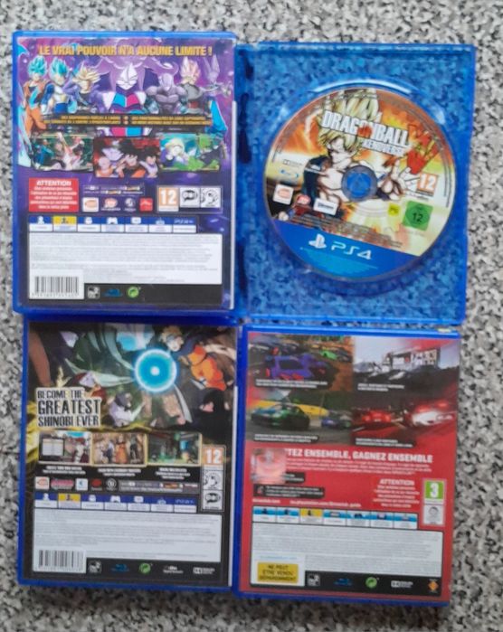 Conjunto de 4 jogos Playstation 4