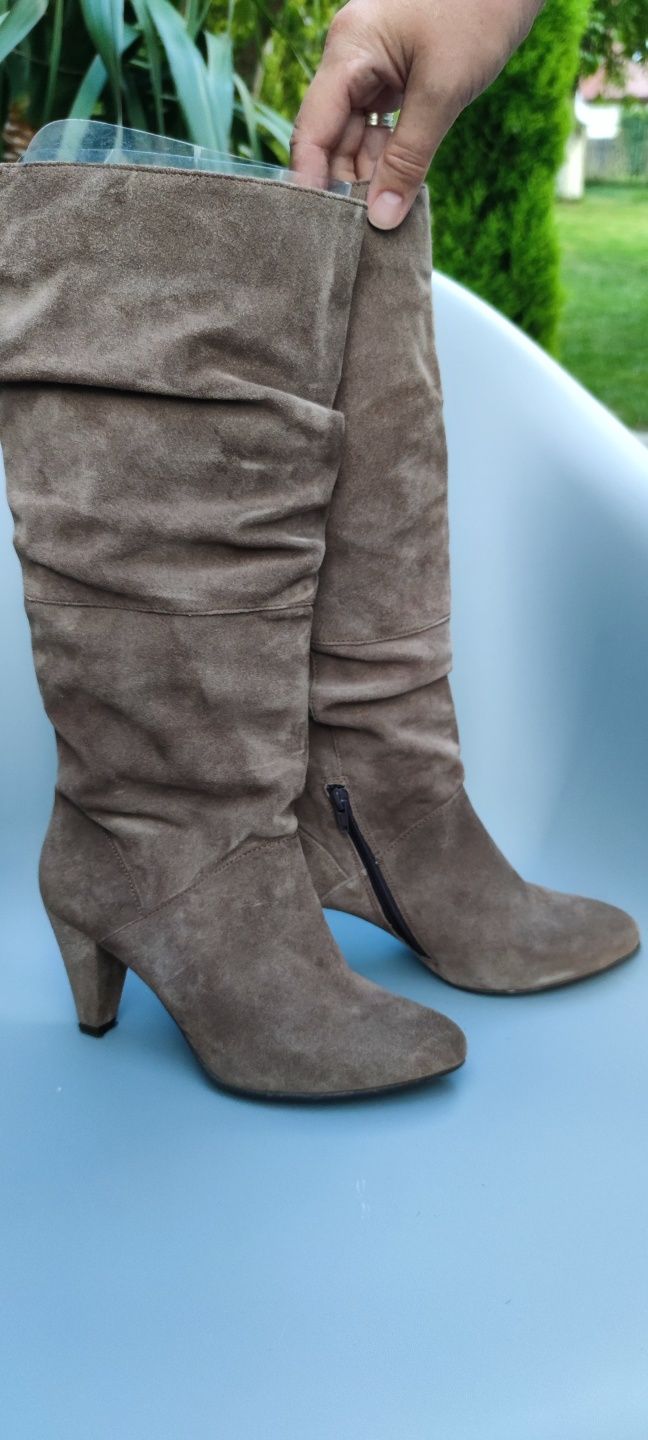 Prima Moda kozaki skóra zamszowa rozmiar 39