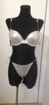 Metalic Silver bikini, kostium kąpielowy