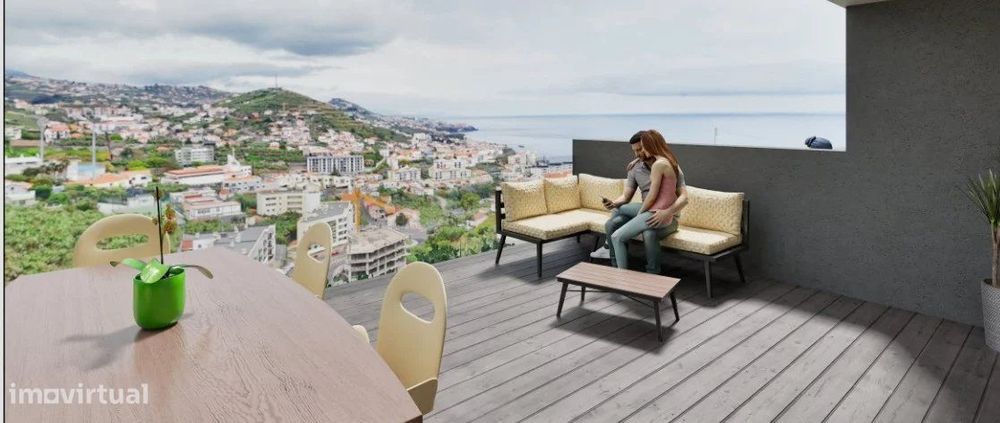Novo Apartamento T2 Moderno com Vista Mar Deslumbrante