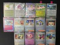 Karty Pokemon poke ball, shiny i EX