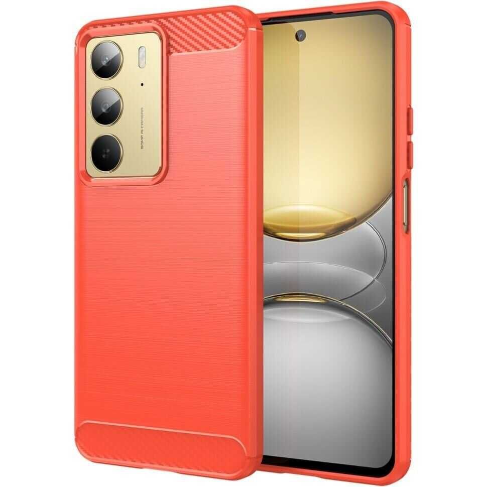 Противоударный чехол бампер для Realme C75 карбон 3 чохол с75 релме