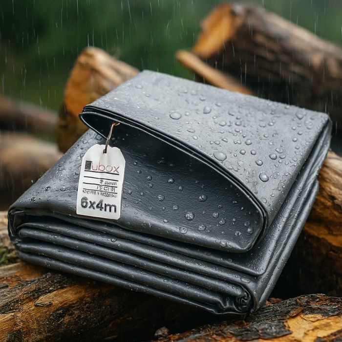 Plandeka Gruba Mocna Płachta 4x6m Uv+Na Taras Mrozoodporna Wzmacniana