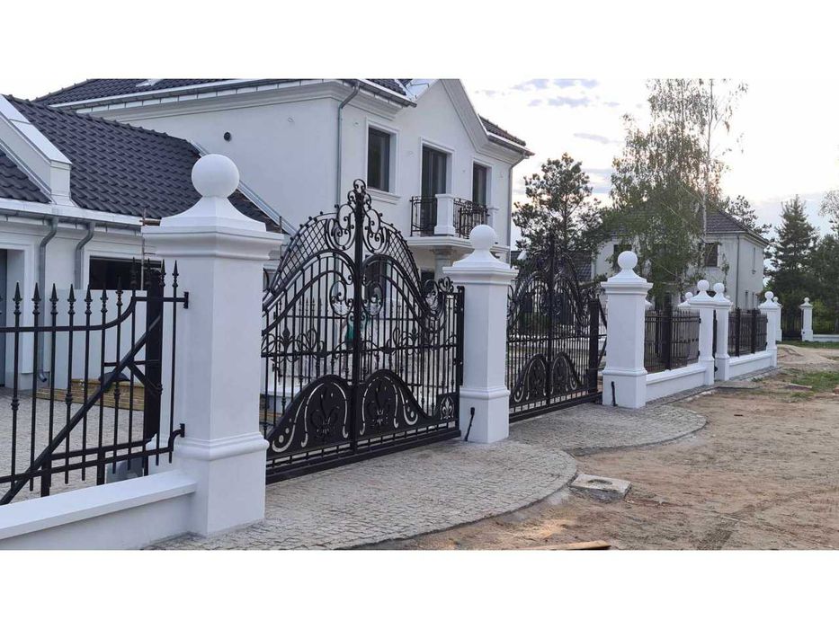 Słupy Betonowe Dworkowe,Słupki Stylowe,Sztukateria,Rezydencja Parkowa