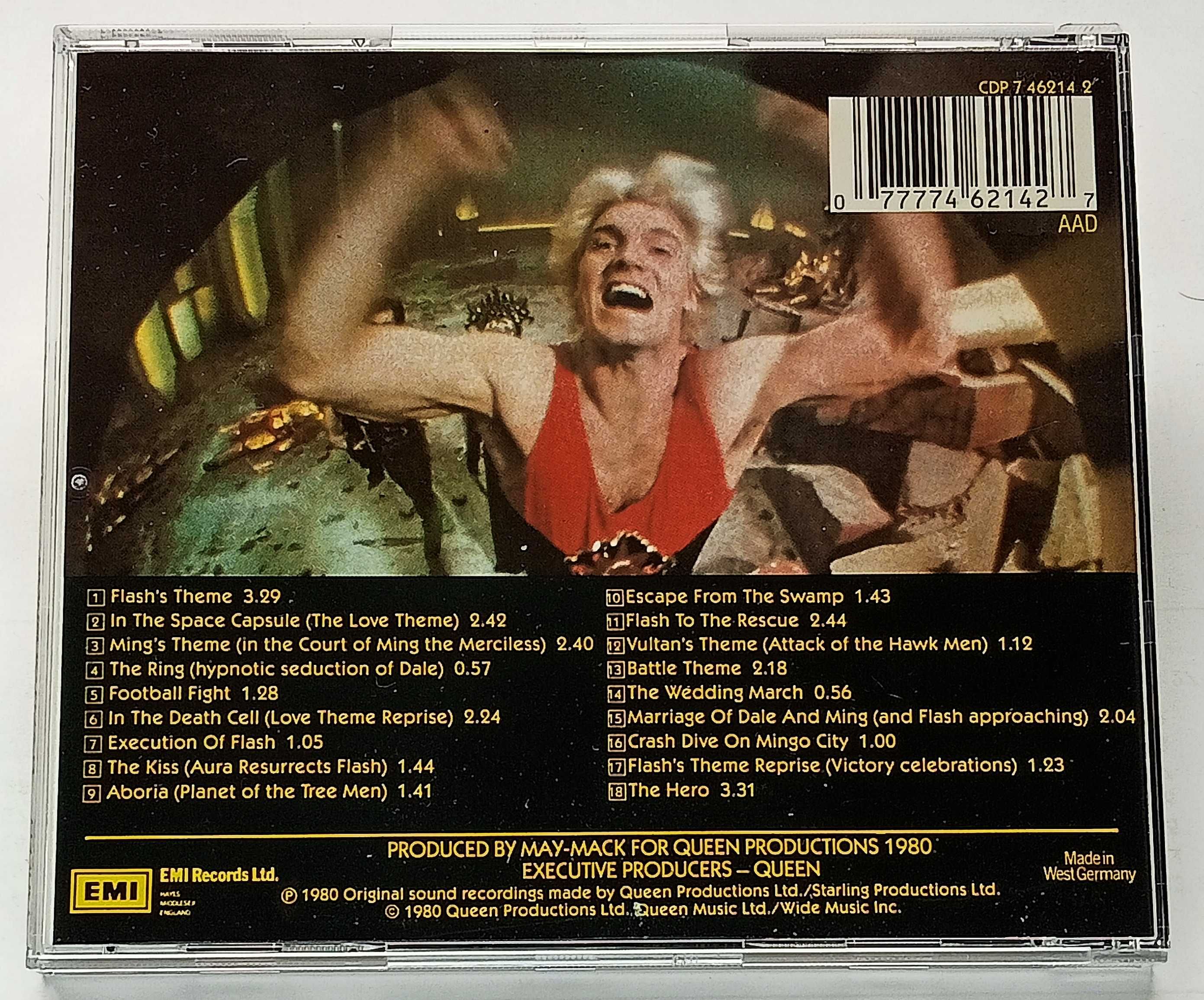 Queen–Flash Gordon (Original Soundtrack Music) CD 1980, stare wydanie