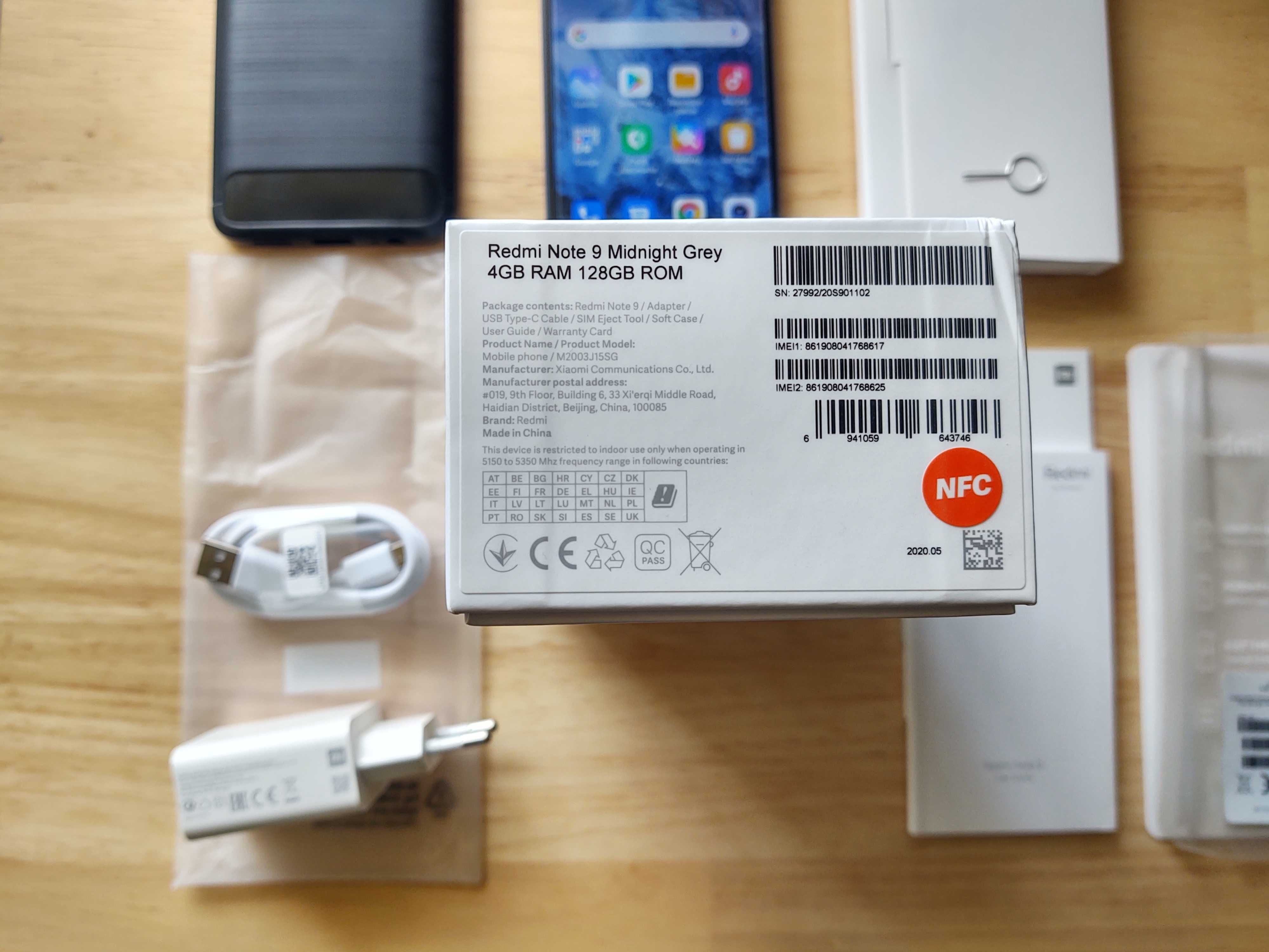 Xiaomi Redmi Note 9 128GB - 100% sprawny!