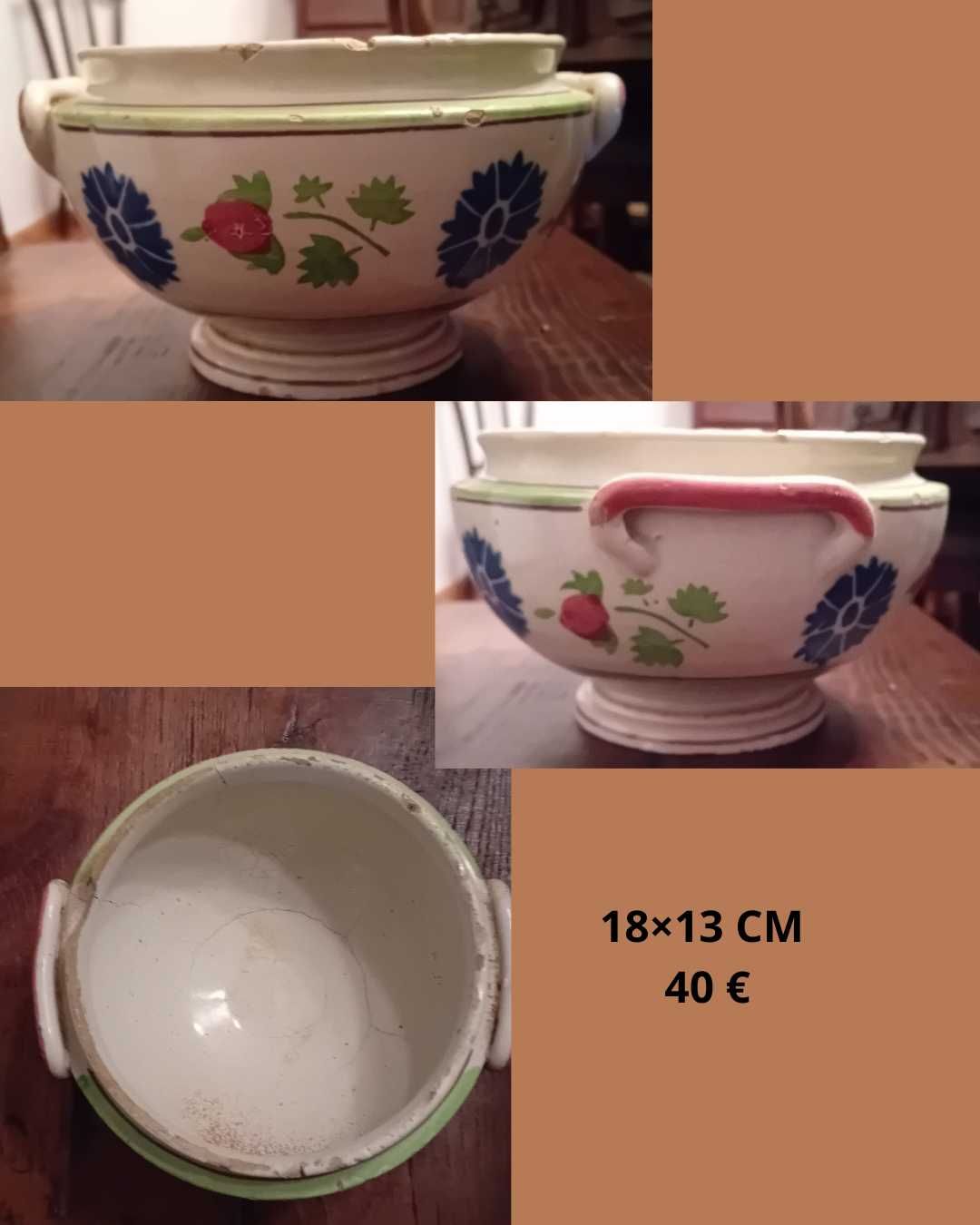 Terrinas antigas de coleção