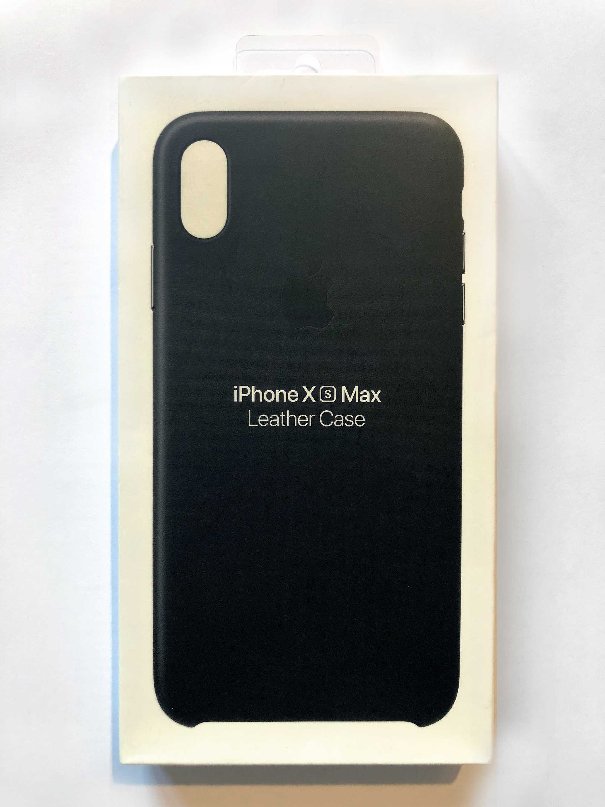 Etui iPhone X/XS Max Leather Case oryginalne