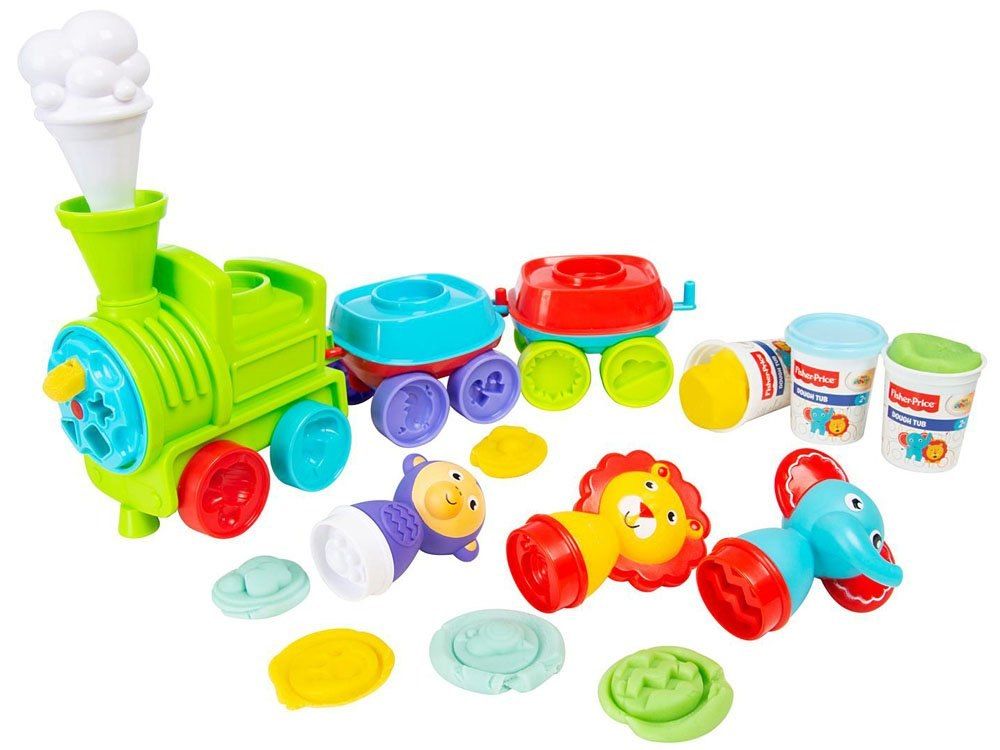 Fisher Price Pociąg masa plastyczna 3 kol. ZA3619