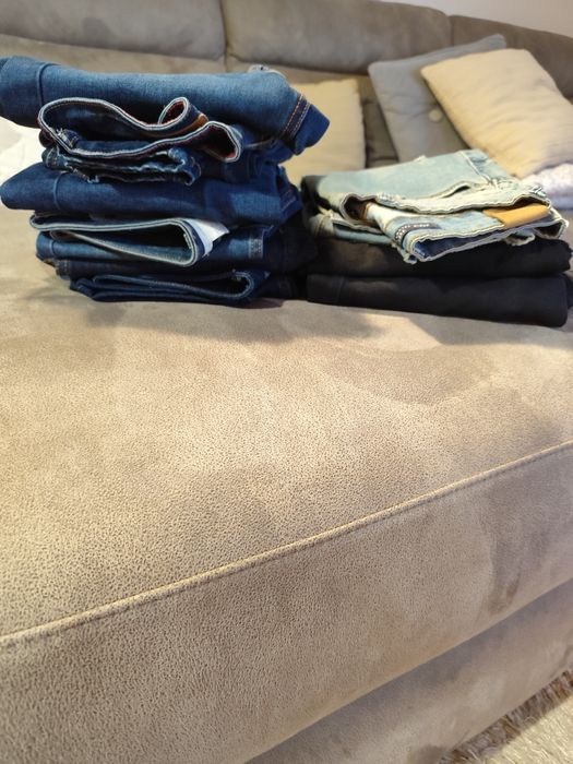 Calças de ganga de senhora, várias marcas, como novas