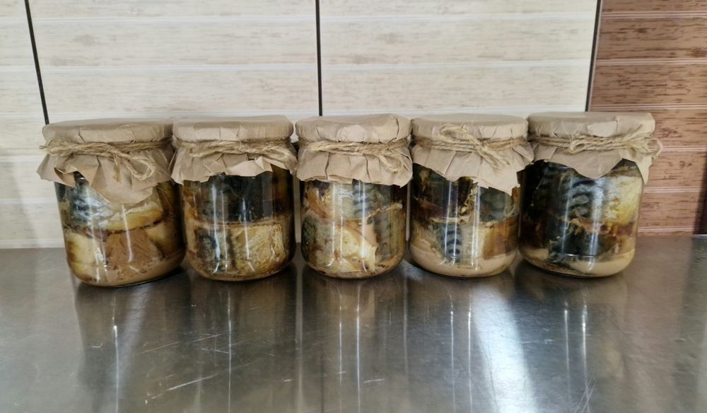 Скумбрія в олії (домашня) банка 460грам