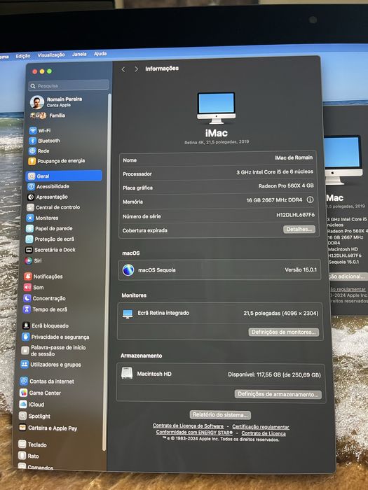 iMac 21” em muito bom estado