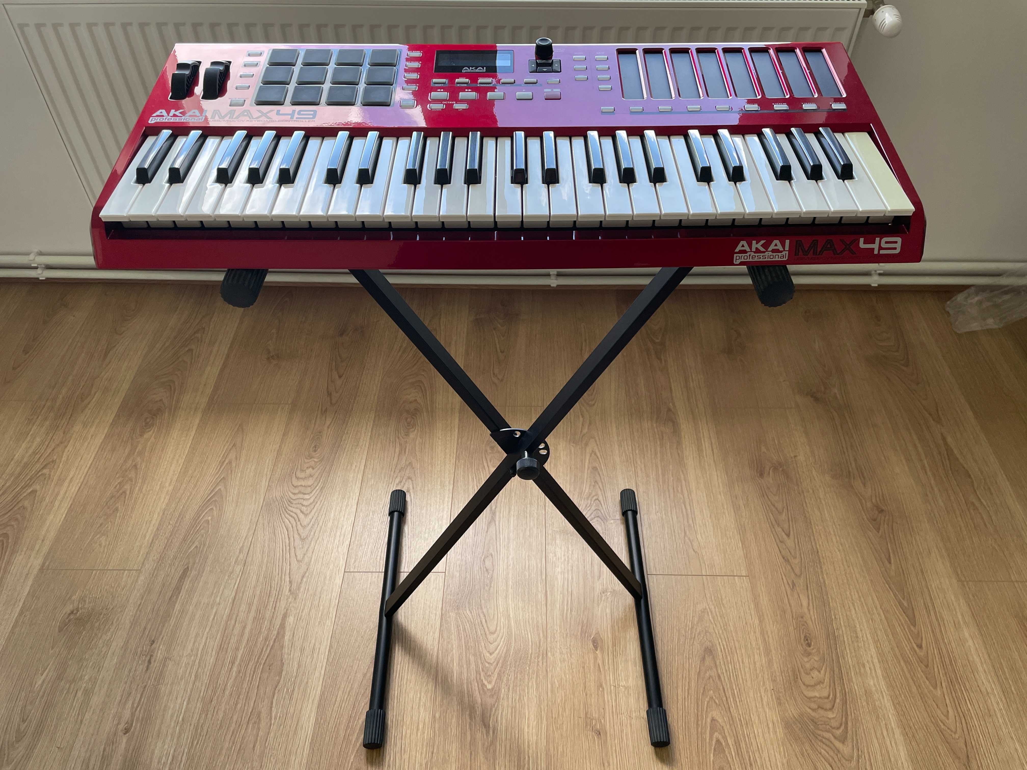 Akai MAX 49 klawiatura sterująca MIDI + stand gratis