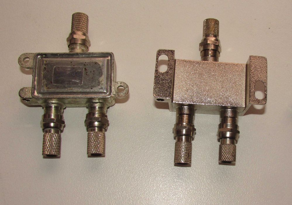 Разветвители, наконечники, соединители  для коаксиального тв кабеля