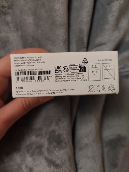 Навушники airpods 4 (anc) MXP93ZM оригінал