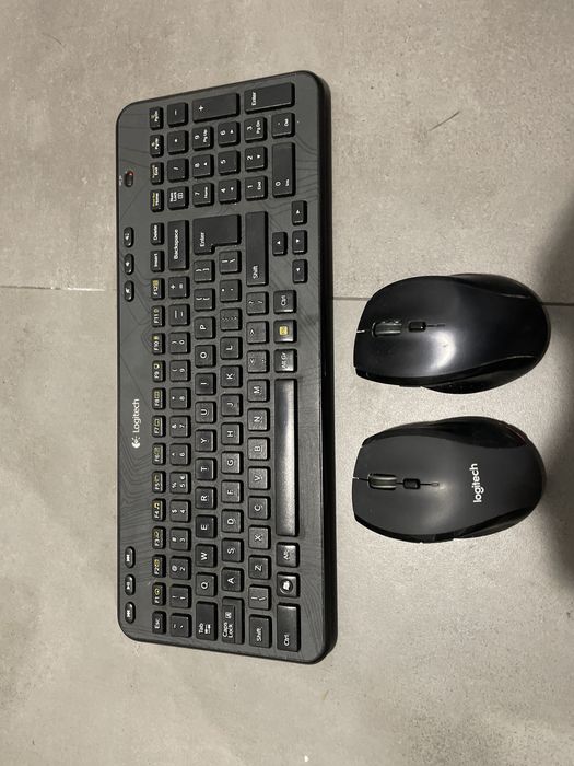 Zestaw logitech klawiatura k360 + 2x myszka m705 + odbiornik