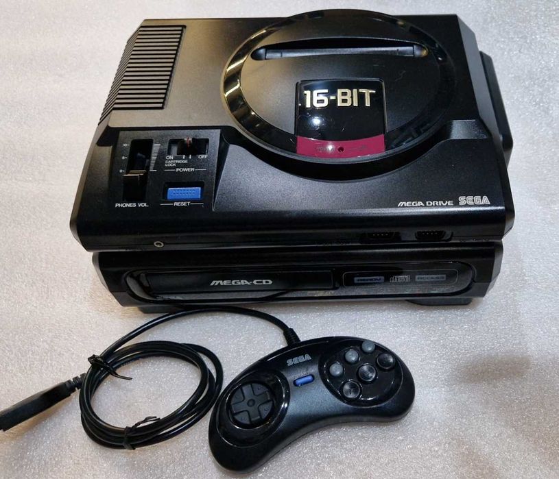 Konsola Sega Mega Drive + Sega Mega CD