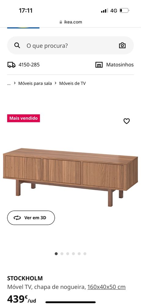 Movel de televisão - IKEA Stockholm