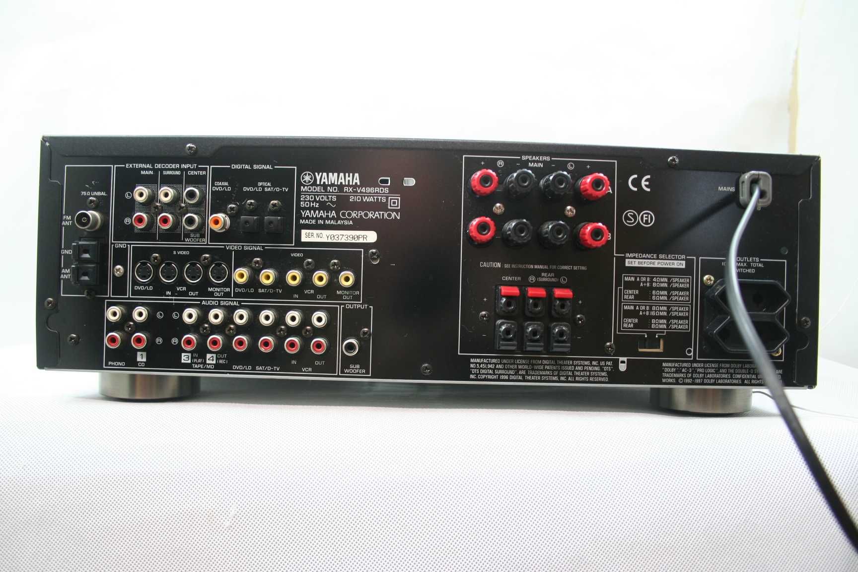 Amplituner YAMAHA RX-V496RDS |5x70|DTS|PILOT