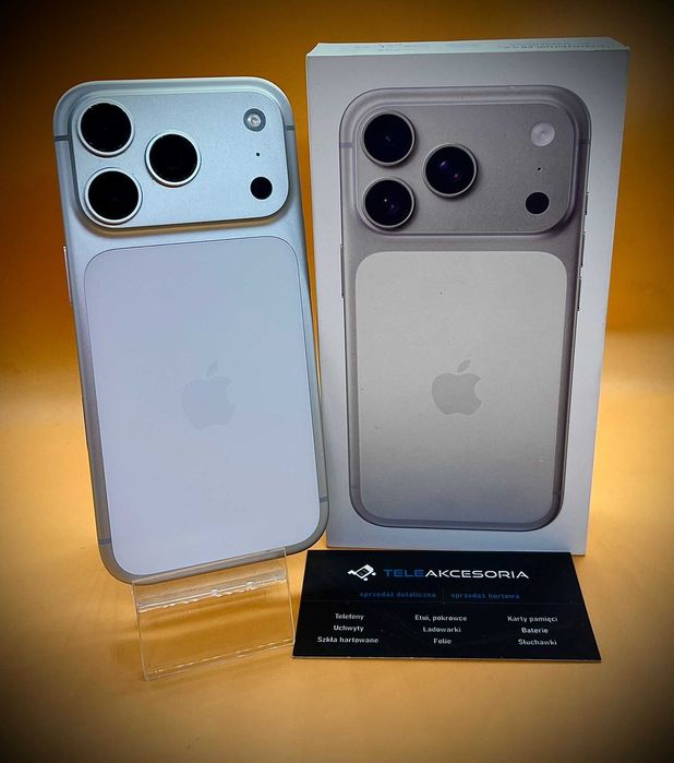 "JAK NOWY" IPHONE 17 PRO | 256GB | Silver | Kutno Carrefour Cena:4999