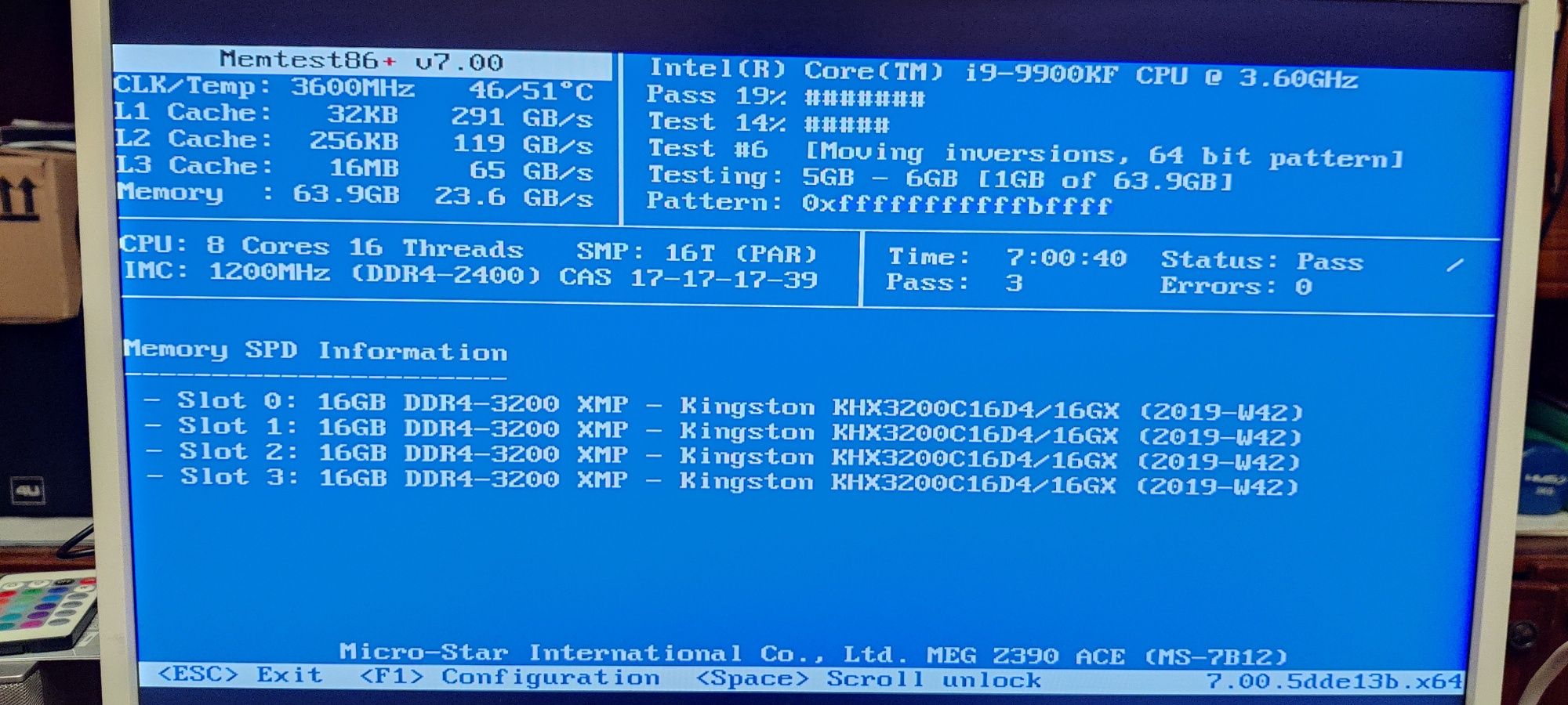 Пам'ять DDR4 Kingston HyperX hx432c16pb3/16 64Gb kit 16Gb x 4