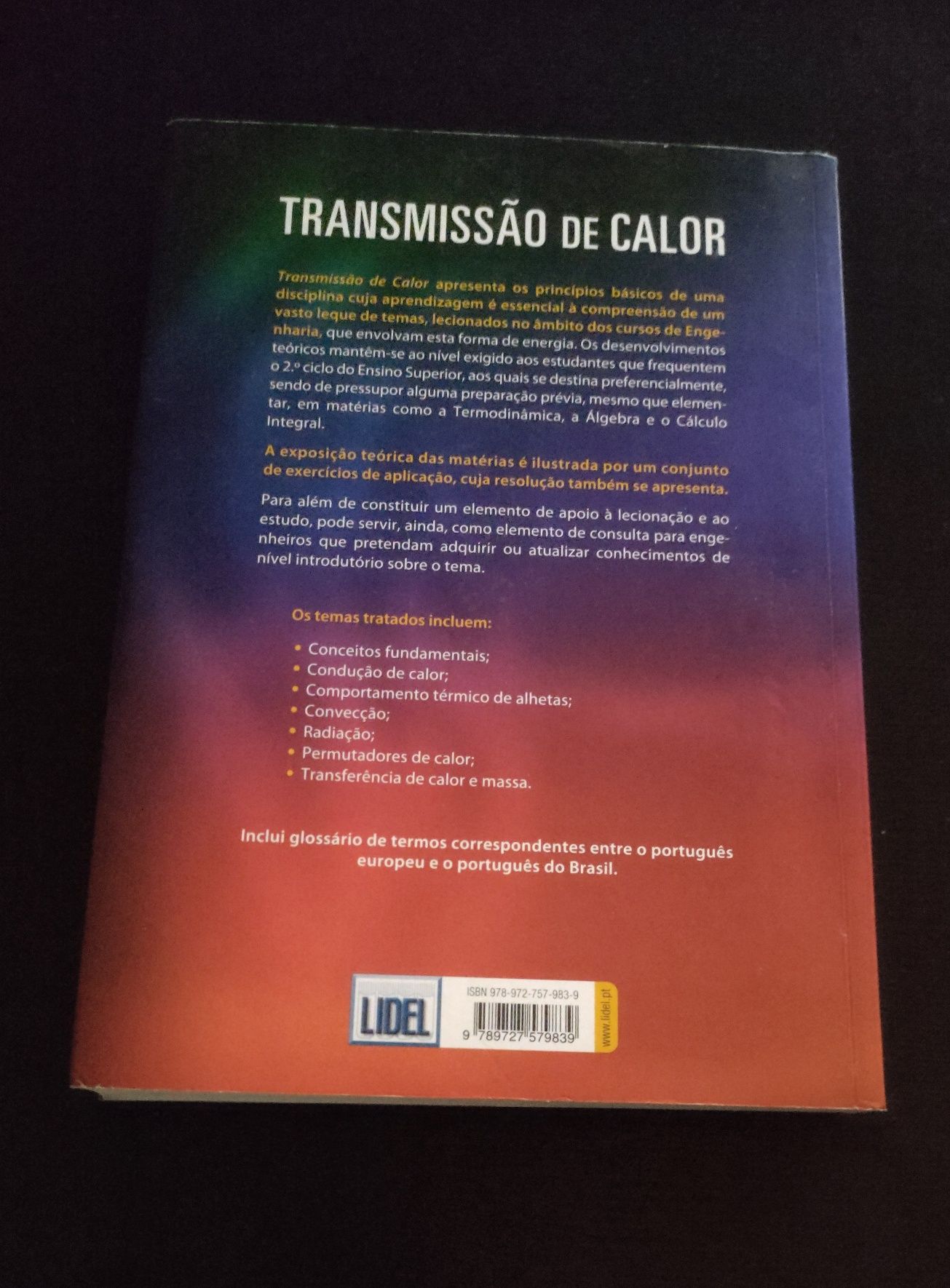 Livro "Transmissão de calor"