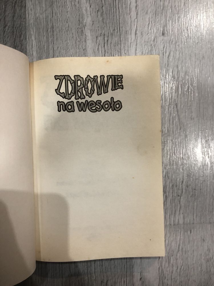 Książka „Zdrowie na wesoło”