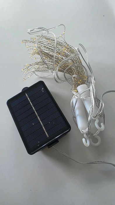 Zestaw 3 sztuk wiszących lamp solarnych w kształcie fajerwerków 270LED