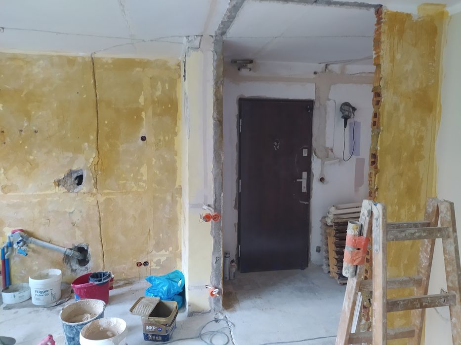 Gładzie Malowanie Wykończenia wnętrz Remont mieszkania domu Łazienki