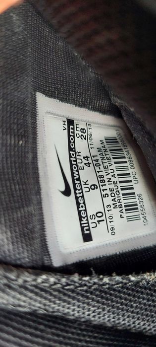 Кросівки Nike Roshe Run Black/Game Royal 511881-041 розмір 44