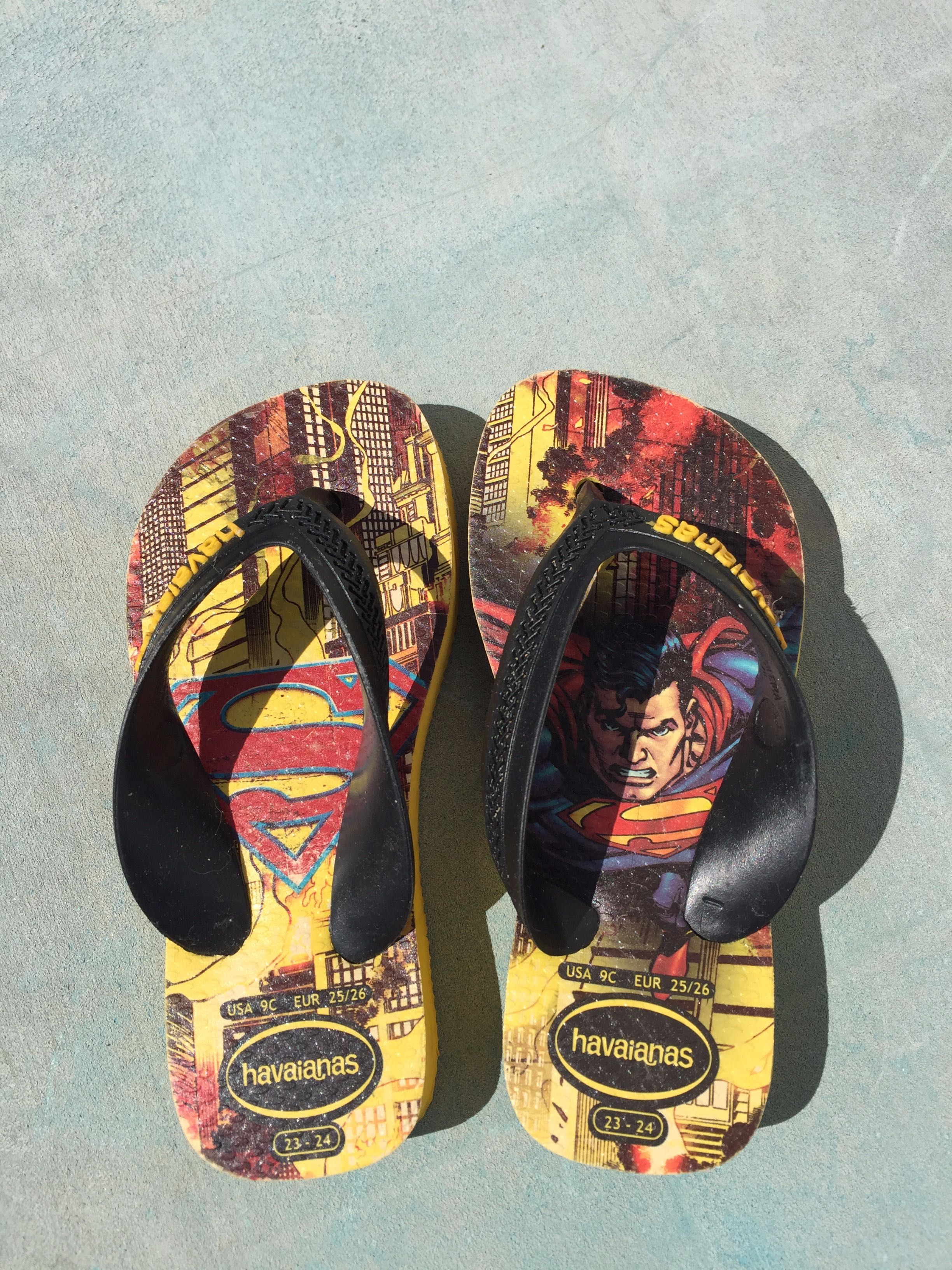 Havaianas super homem superman 25 ou 26