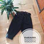 Wełniane spodnie 3/4 Bouviac – klasyczne, retro, vintage, wiskoz