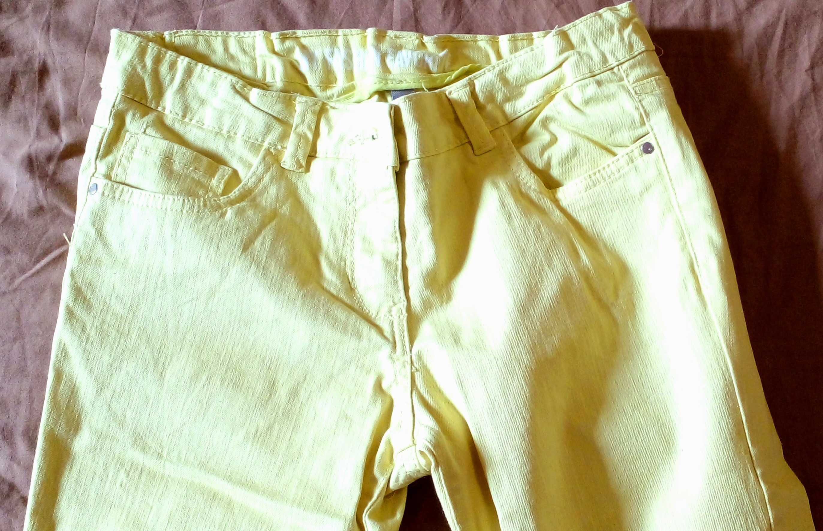 Брюки джинсы JBC яркие узкие скинни рост 164