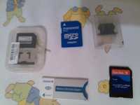 Адаптеры Memory Stick Duo Adapter SanDick, Transcend, Motorola.