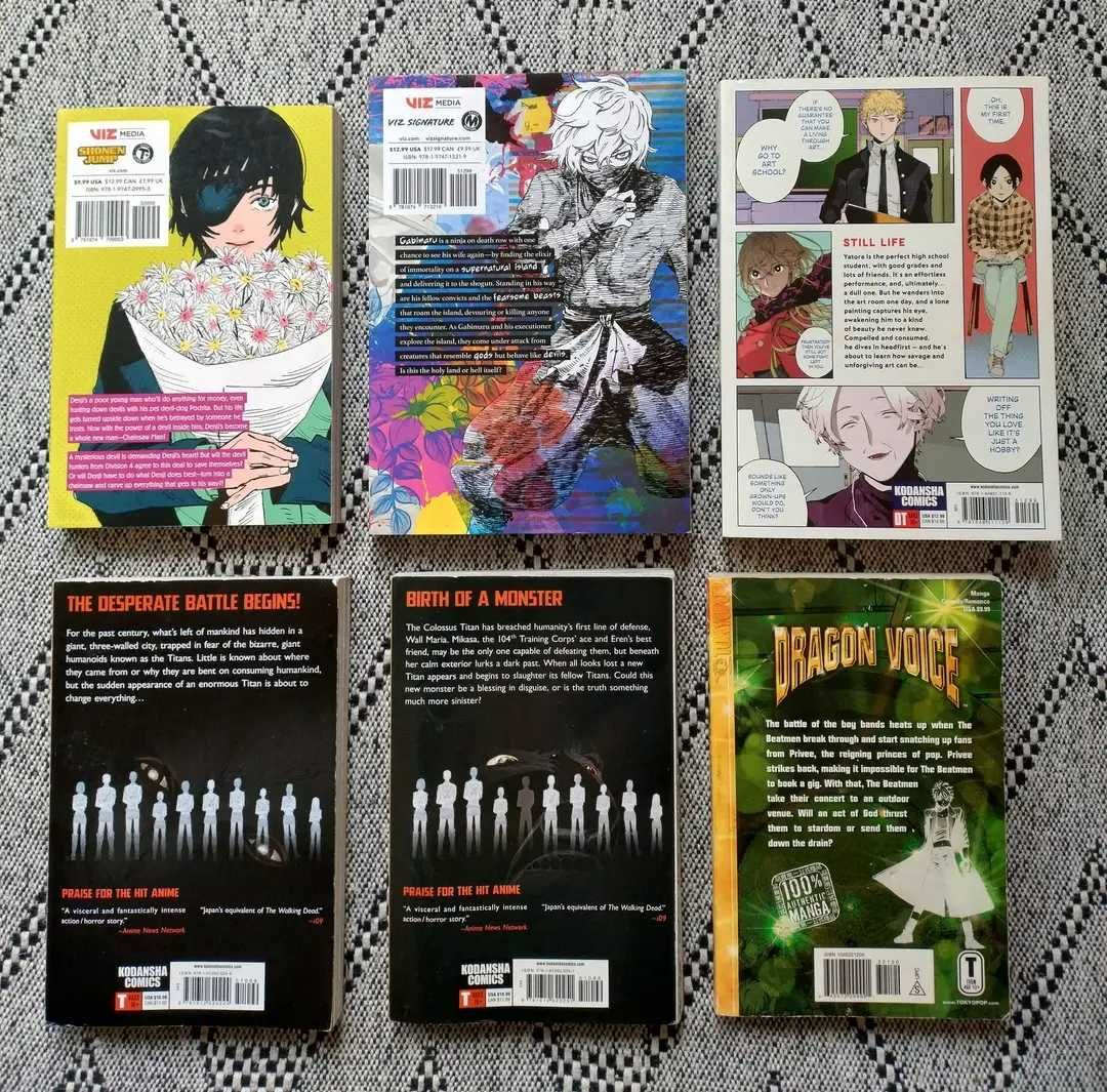 Komiks manga anime komiksy mangi po angielsku english angielski x6