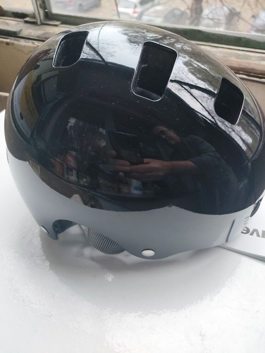 Велосипедный детский шлем Uvex kid 3 dirtbìke black 51-55 см Германия