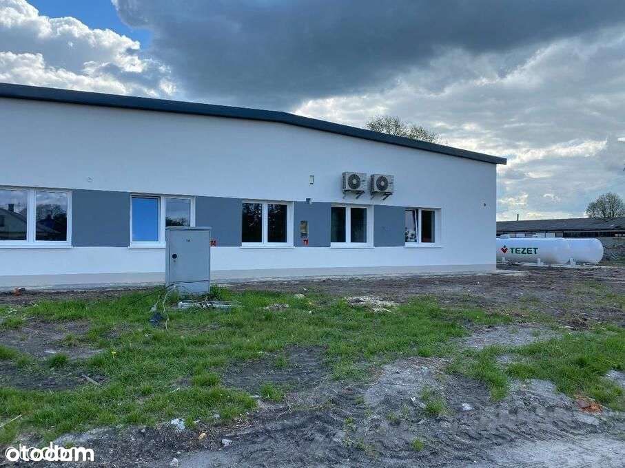 Do wynajęcia hala po remoncie z biurem i parkingiem – Uścimów