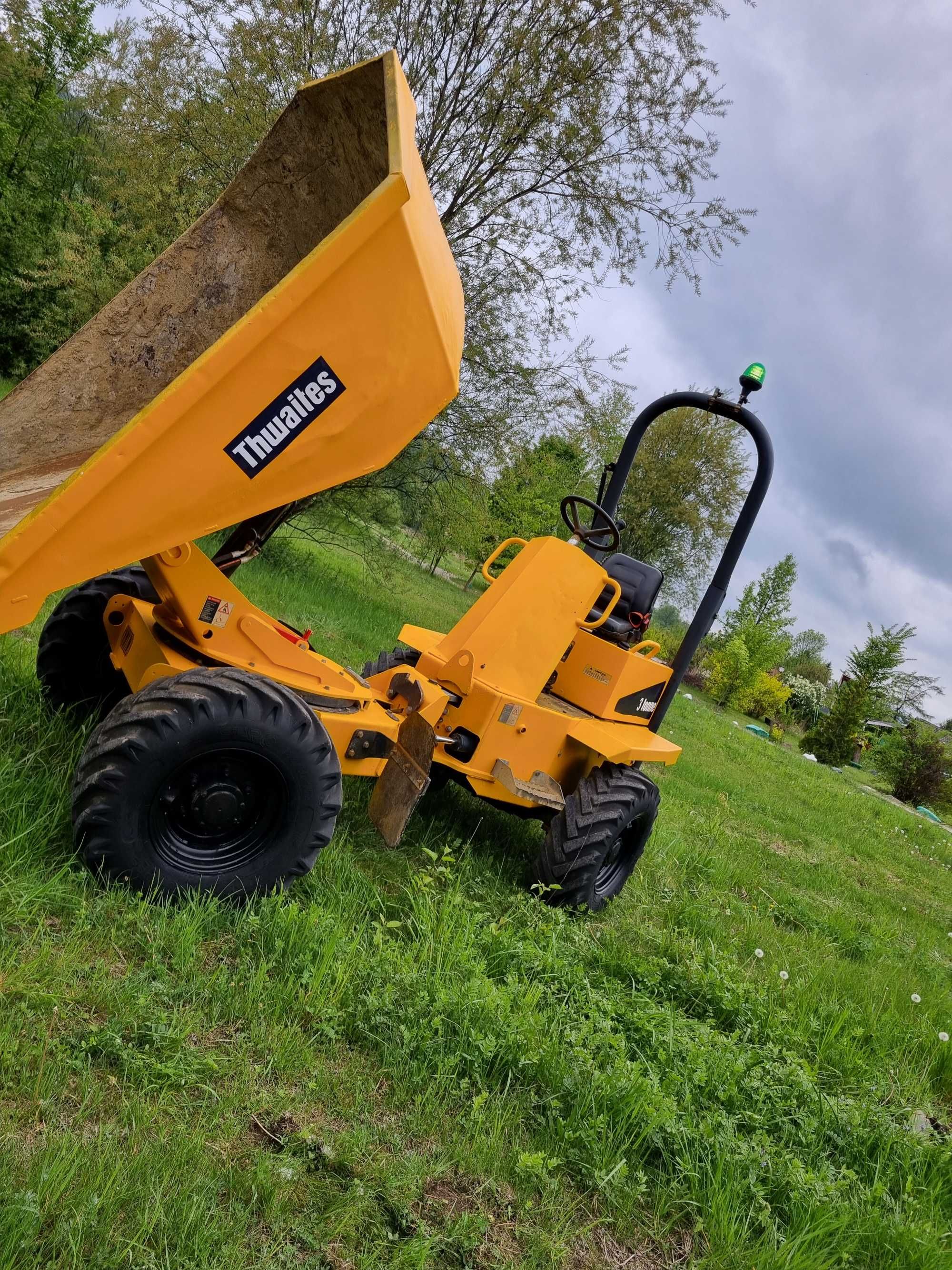 Wozidło 3t Thwaites JAK NOWE 2015r Import Norwegia 1830h KIPER+OBRÓT!