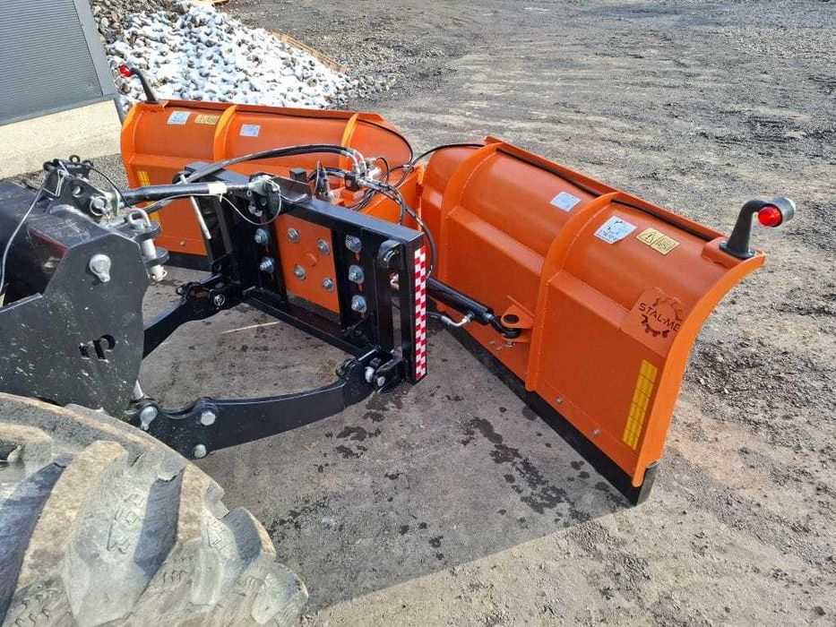 Pług snieżny strzałkowy z Oświetleniem Hydrauliczny różne szerokości